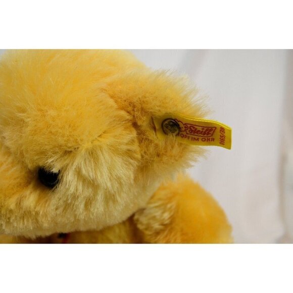 Steiff 1909 Gold Teddy Bear Replica 1984-1986 14" Original Tags +Growler Signed - Picture 4 of 6